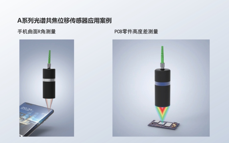 A系列光谱共焦位移传感器应用：手机曲面R角测量